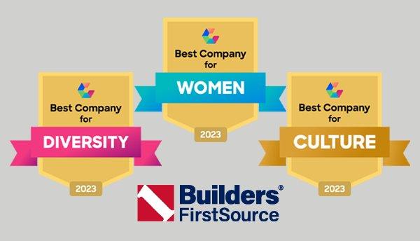 Builders FirstSource Recognized on Several Comparably âBest Companyâ Lists