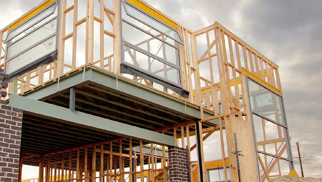 Energy-Efficient Home in Construction Stage